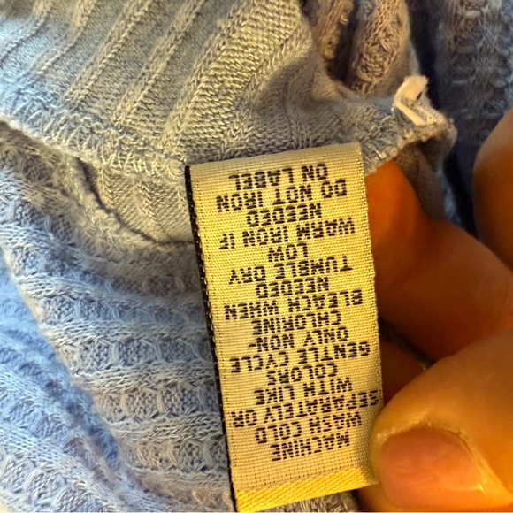 Ruff Hewn | Periwinkle Thermal Knit Top | Sz PL - Picture 7 of 7